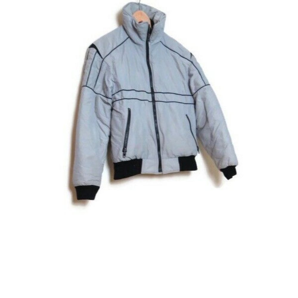 Vintage 80s Powderdown Skiwear Ski Down Jacket M